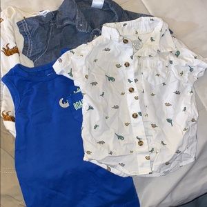 Bundle of baby boy clothes